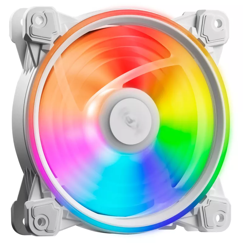 XPG HURRICANE 120 ARGB PWM wit, ventilator, 12 cm, 600 RPM, 2000 RPM, wit