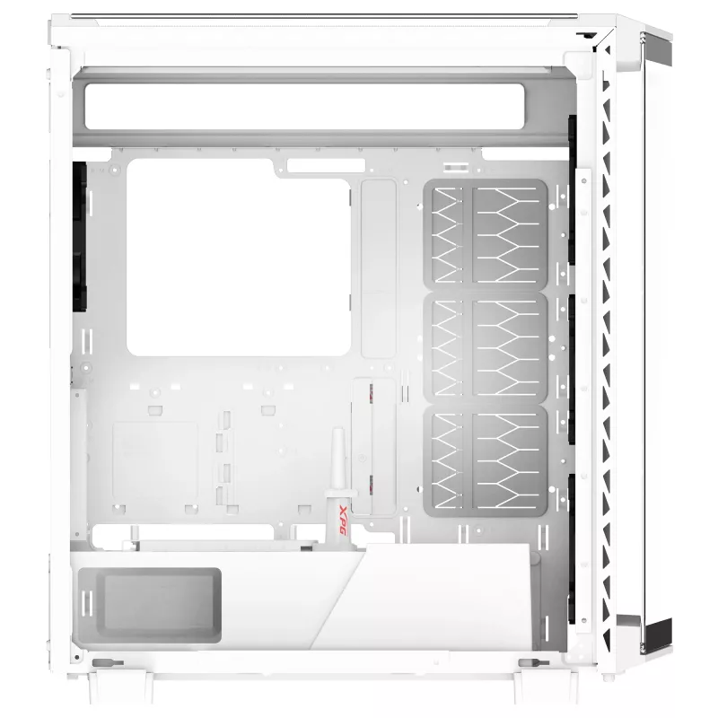 XPG BATTLECRUISER II ST mid-tower wit, midi tower, pc, wit, ATX, EATX, micro ATX, Mini-ITX, roestvrij staal, gaming