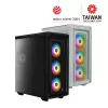 XPG BATTLECRUISER II ST mid-tower wit, midi tower, pc, wit, ATX, EATX, micro ATX, Mini-ITX, roestvrij staal, gaming