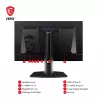 MSI MPG 271QRXDE QD-OLED computermonitor 67,3 cm (26,5 inch) 2560 x 1440 pixels Wide Quad HD zwart