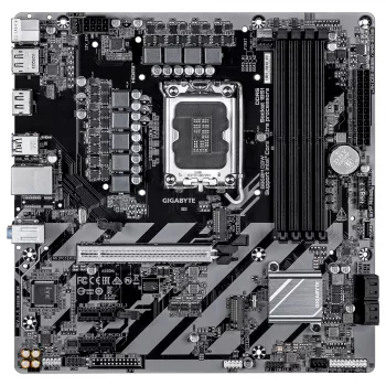GIGABYTE B860M D3W moederbord - Intel Core Ultra-serie cpu's, 4+1+2 fasen VRM, tot 9066MHz DDR5, 2xPCIe 4.0 M.2, 1GbE LAN, USB 3.2 Gen 1