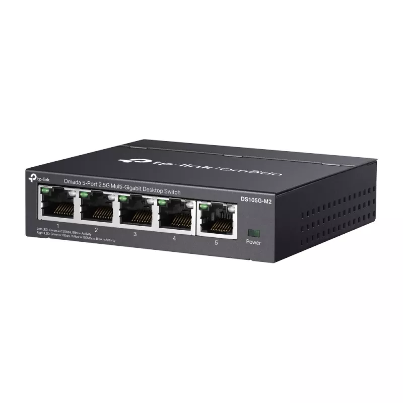 TP-Link Omada DS105G-M2 netwerkswitch unmanaged 2.5G Ethernet (100/1000/2500) zwart