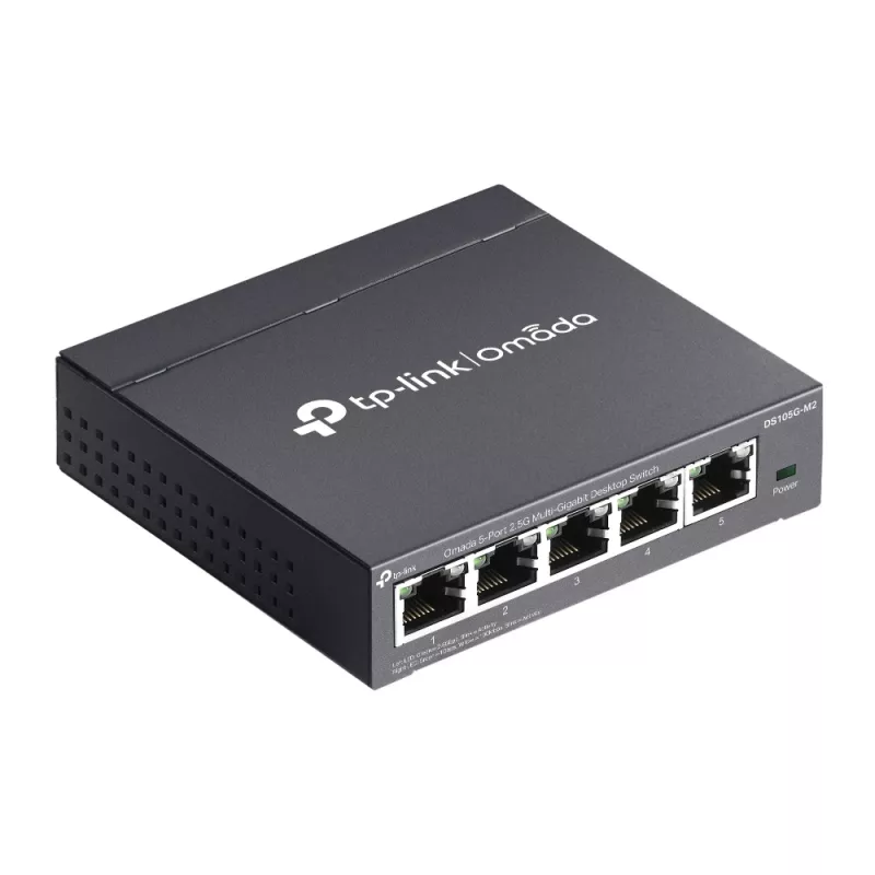 TP-Link Omada DS105G-M2 netwerkswitch unmanaged 2.5G Ethernet (100/1000/2500) zwart