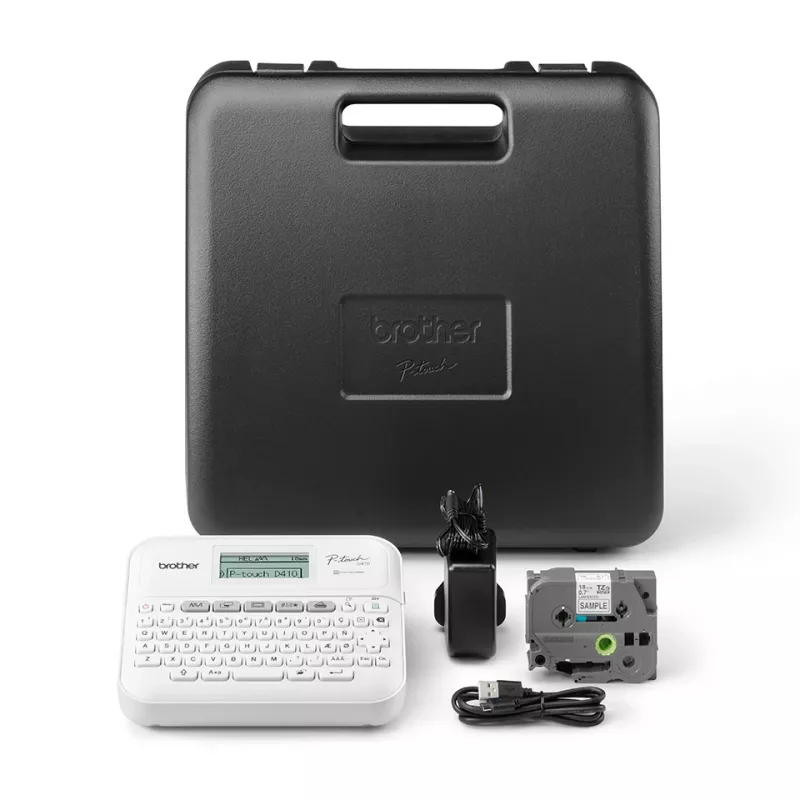 Brother PT-D410VP labelprinter ZINK (Zero-Ink) 180 x 180 DPI bedraad TZe QWERTY