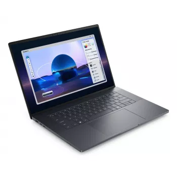 DELL Pro Max 16 Premium MA16250 Intel Core Ultra 7 265H mobiel workstation 40,6 cm (16 inch) Full HD+ 32 GB LPDDR5x-SDRAM 1 TB SSD NVIDIA RTX PRO 1000 zwart-wit Wi-Fi 7 (802.11be) Windows 11 Pro Duits zwart