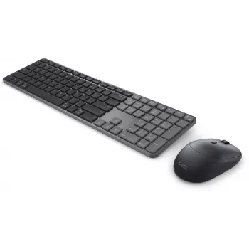 DELL Pro 7 slank KM726 toetsenbord muis inbegrepen thuis/kantoor RF draadloos + Bluetooth QWERTZ Duits zwart
