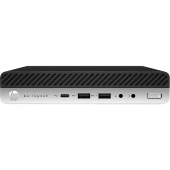 T1A HP EliteDesk 800 G5 refurbished Intel® Core™ i5 i5-9500 8 GB DDR4-SDRAM 256 GB SSD Windows 11 Pro mini-pc zwart, zilver
