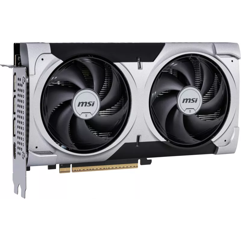 Grafische kaart MSI GeForce RTX 5060 Ti 16 GB GDDR7, PCIe 5.0, 128-bit, 2602 MHz boost, 180 W, 2x ventilator