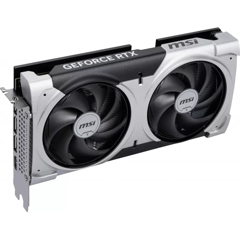 Grafische kaart MSI GeForce RTX 5060 Ti 16 GB GDDR7, PCIe 5.0, 128-bit, 2602 MHz boost, 180 W, 2x ventilator