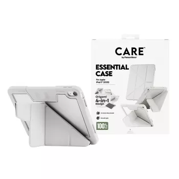 Beschermhoes PanzerGlass CARE Essential voor iPad 11 inch (2025–2026) in lichtgrijs, model CR43626