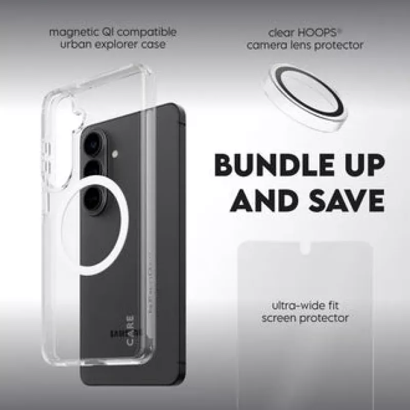 PanzerGlass CARE 3-in-1 displayscherm voor Samsung Galaxy S (2026) – PanzerGlass