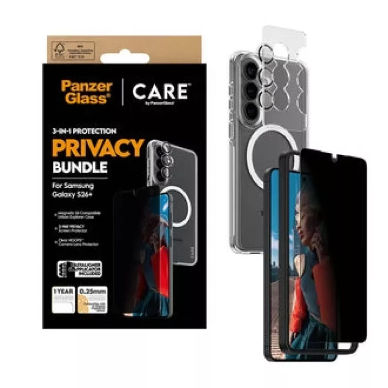 PanzerGlass CR94821 telefoonhoesje 17 cm (6,7 inch) hoesje zwart, transparant