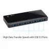 TP-Link UH720 USB 3.2 Gen 1 (3.1 Gen 1) Micro-B 5000 Mbit/s zwart