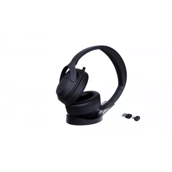 Yealink BH78 headset bedraad & draadloos hoofdband gesprekken/muziek USB Type-C / USB Type-A Bluetooth oplaadstation zwart