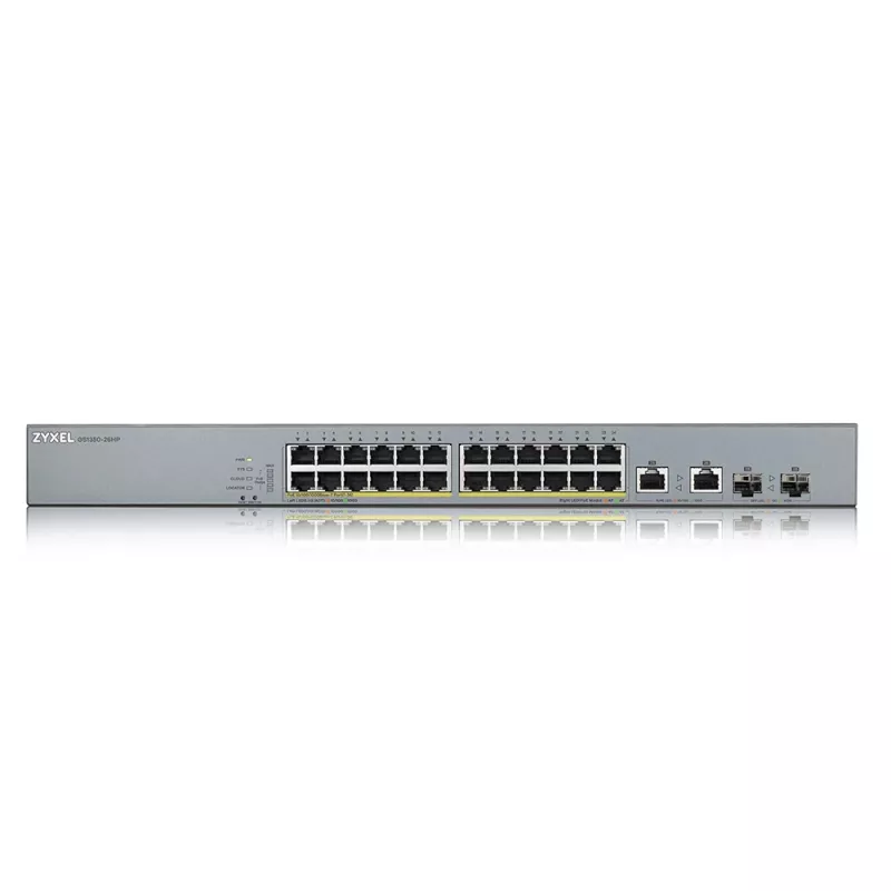 Zyxel GS1350-26HP-EU0101F netwerkswitch managed L2 Gigabit Ethernet (10/100/1000) Power over Ethernet (PoE) grijs