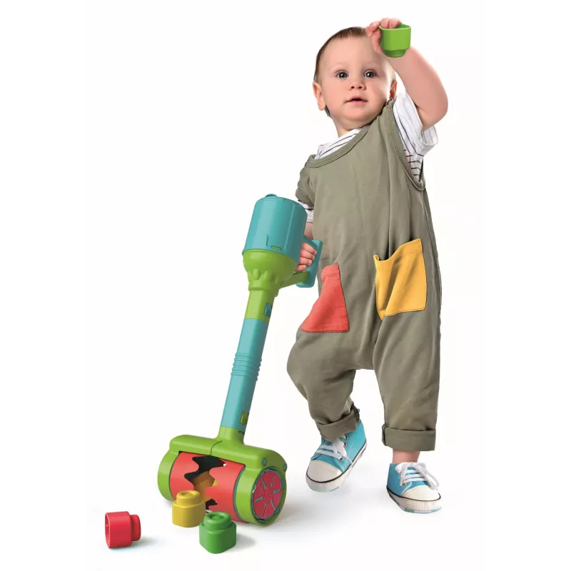 Clementoni Clemmy zachte stofzuiger, bouwset, 1 jaar, 6 stuks, 110 g