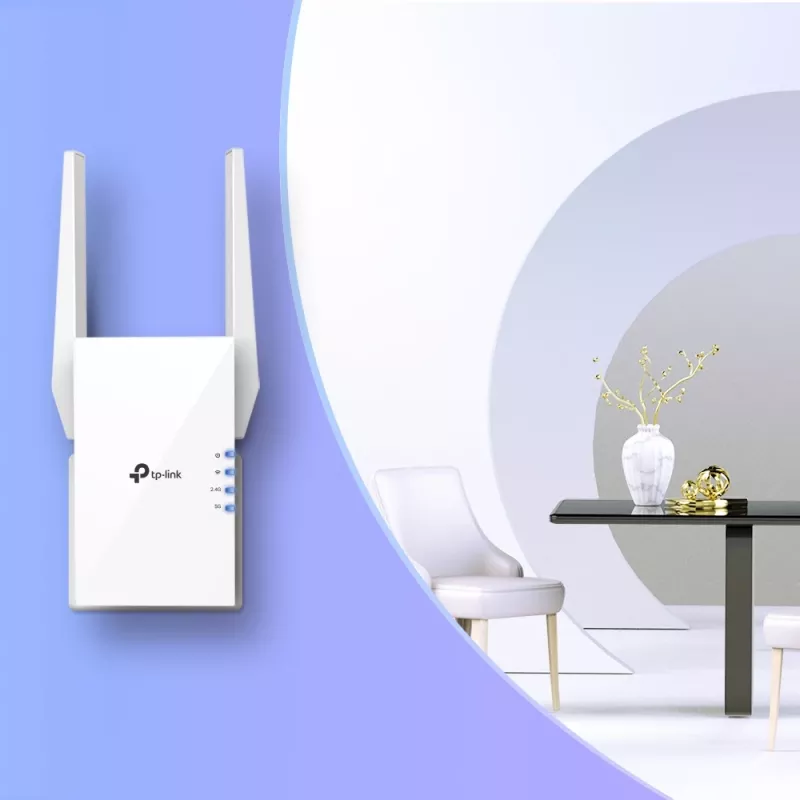 TP-Link RE505X netwerkversterker netwerkzender en -ontvanger wit 10, 100, 1000 Mbit/s