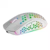 Mars Gaming MMW3W, draadloze gaming-muis, RGB Flow, ultralicht 79 g, 3200 DPI, wit
