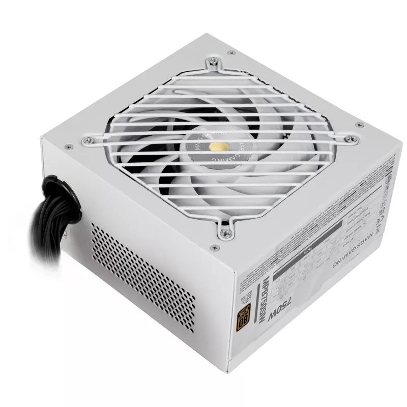 Mars Gaming MPB750SIW-voeding 750 W 24-pins-ATX ATX wit
