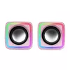 Mars Gaming MSCUBEP roze compacte RGB-gaming-luidsprekers 8W DSP-geluidsprocessor