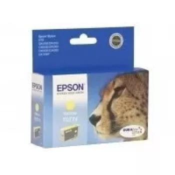 Epson Cheetah singlepack geel T0714 DURABrite Ultra inkt