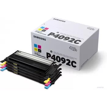 Samsung CLT-P4092C 4-pack tonercartridges zwart/cyaan/magenta/geel
