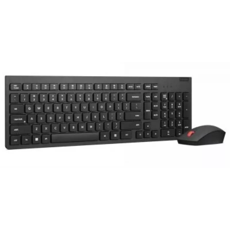 Draadloos toetsenbord en muis Lenovo 4X31N50746 QWERTY US-Engels zwart