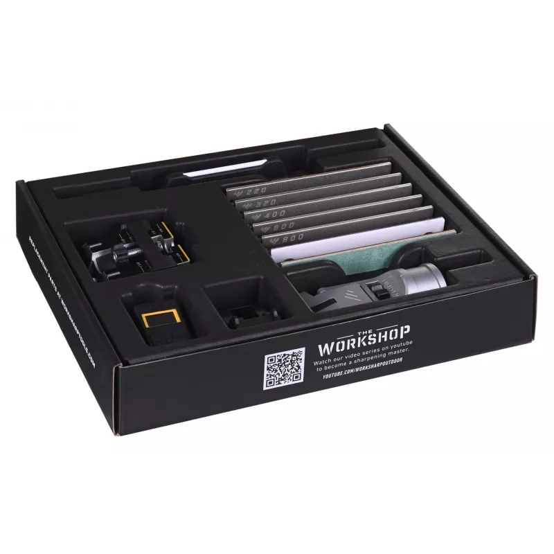Messenslijper Work Sharp Professional Precision Adjust 09DX068 — trekslijper, verstelbare hoek, zwart, nylon behuizing