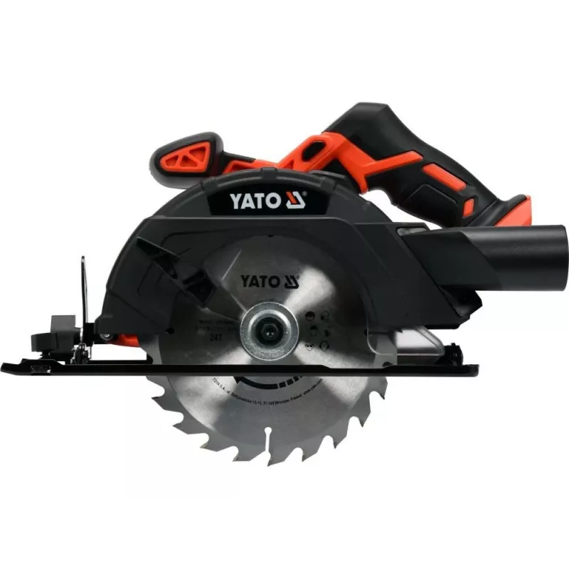 YATO CIRKELZAAG 165 mm 18 V ZONDER ACCU'S EN OPLADER