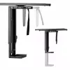 Onderdesk computerhouder MACLEAN MC-885, verstelbaar, handmatige hoogteverstelling, voor maximaal 10 kg, zwart