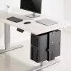 Onderdesk computerhouder MACLEAN MC-885, verstelbaar, handmatige hoogteverstelling, voor maximaal 10 kg, zwart