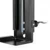 Onderdesk computerhouder MACLEAN MC-885, verstelbaar, handmatige hoogteverstelling, voor maximaal 10 kg, zwart