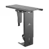 Onderdesk computerhouder MACLEAN MC-885, verstelbaar, handmatige hoogteverstelling, voor maximaal 10 kg, zwart