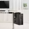 Onderdesk computerhouder MACLEAN MC-885, verstelbaar, handmatige hoogteverstelling, voor maximaal 10 kg, zwart