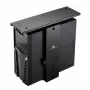 Onderdesk computerhouder MACLEAN MC-885, verstelbaar, handmatige hoogteverstelling, voor maximaal 10 kg, zwart