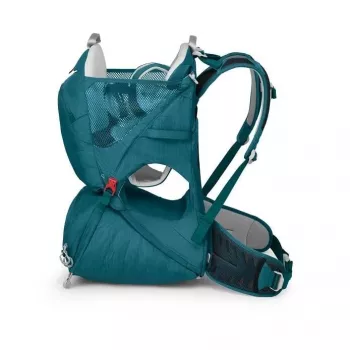 Kinderdrager Osprey Poco SLT Tourist Carrier blauw — lichtgewicht, verstelbare peuterrugdrager