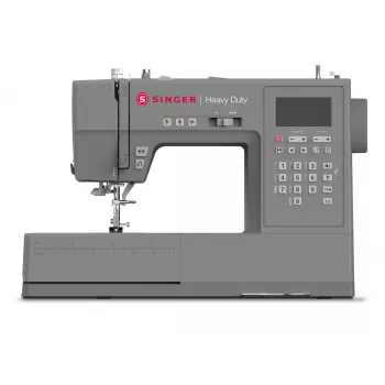 Singer HD6805C Heavy Duty Computergestuurde naaimachine, 586 steken, 9 knoopsgaten, grijs