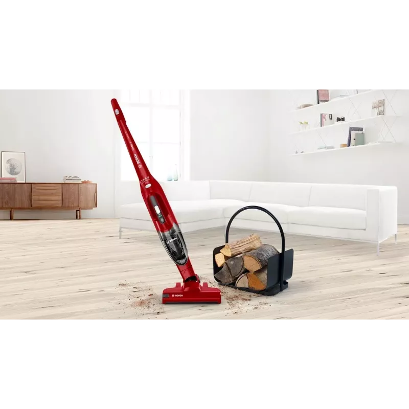 Bosch Series 2 BBHF214R 2-in-1 accu-stofzuiger rood
