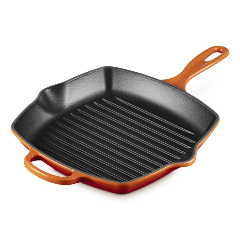 Le Creuset Signature vierkante grillpan 26 cm ovenrood (20183260900422)
