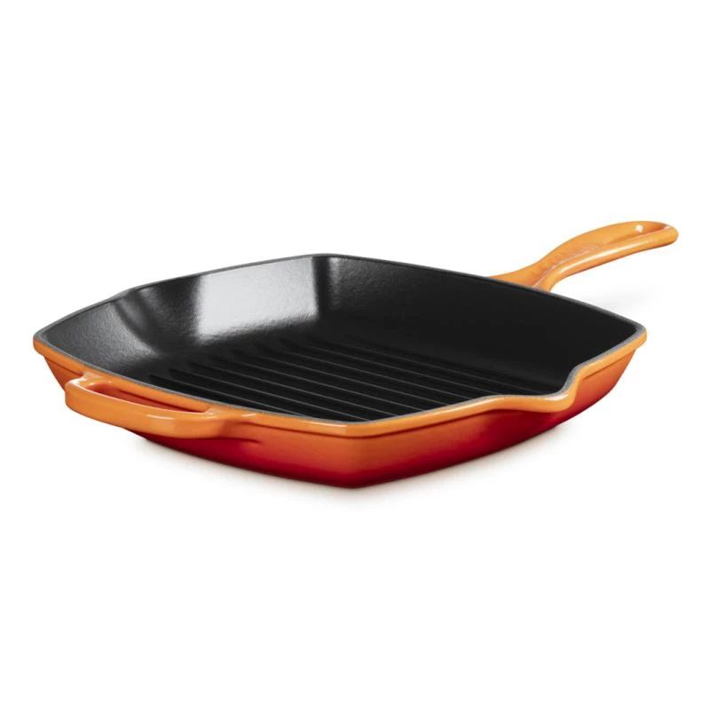Le Creuset Signature vierkante grillpan 26 cm ovenrood (20183260900422)