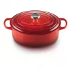 Le Creuset Signature braadpan ovaal 29 cm kersenrood