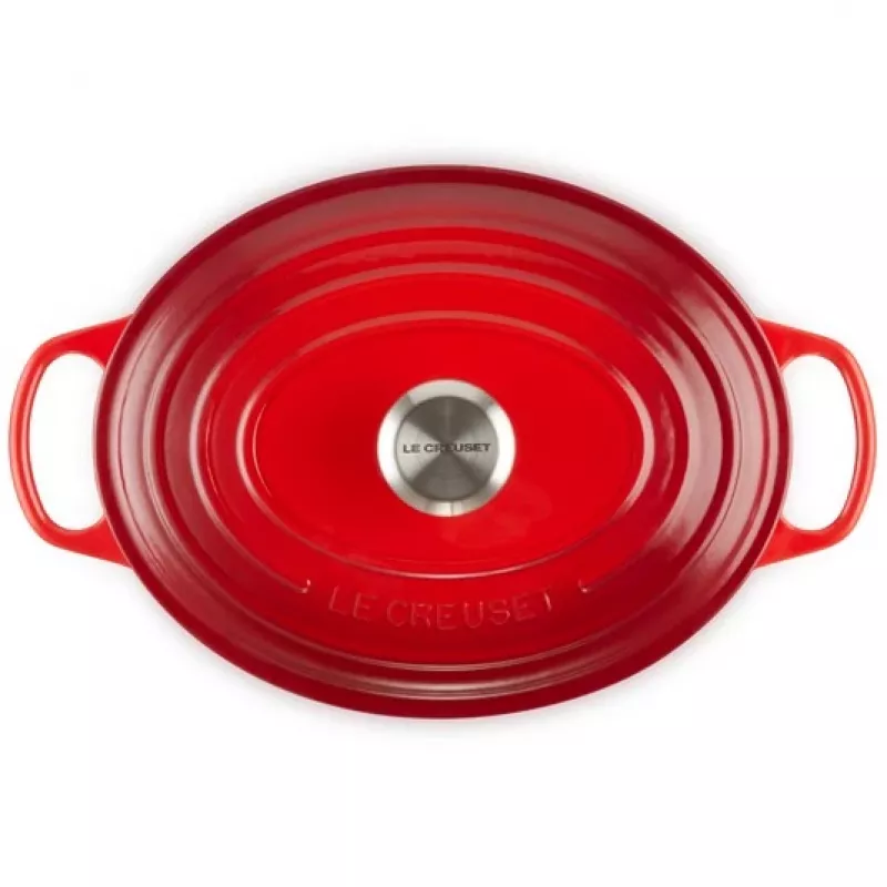 Le Creuset Signature braadpan ovaal 29 cm kersenrood