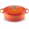 Le Creuset Signature braadpan ovaal 33cm ovenrood (21178330902430)