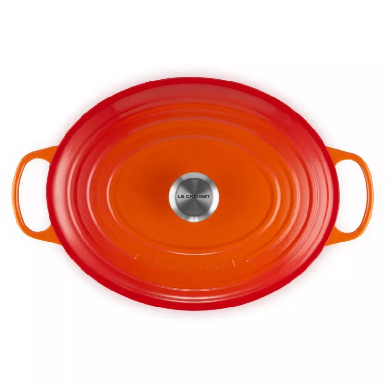 Le Creuset Signature braadpan ovaal 33cm ovenrood (21178330902430)