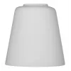 Lampenkap ActiveJet EMILY glas, wit — diameter 12 cm, hals 40 mm, hoogte 120 mm