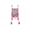 Poppenwagen milly mally Julia Prestige roze — lichte compacte poppenwagen, model 2722