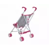 Poppenwagen milly mally Julia Prestige roze — lichte compacte poppenwagen, model 2722