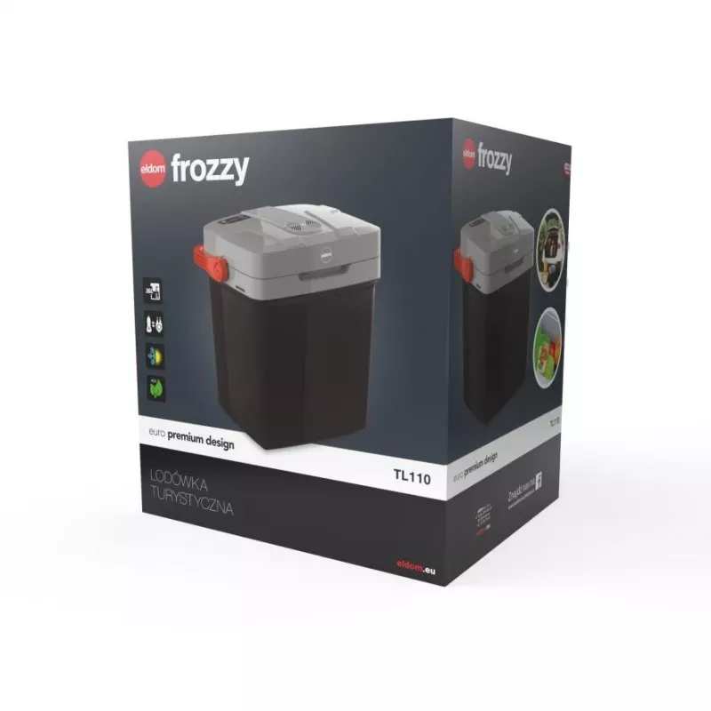ELDOM FROZZY reiskoelbox 26l, koel- en verwarmingsfunctie, 12V/240V