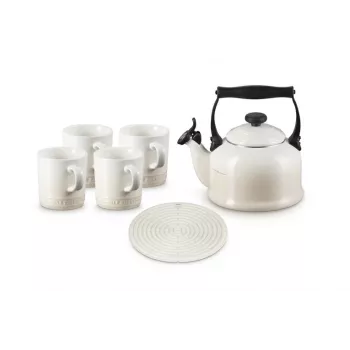 Le Creuset traditionele fluitketel, 2,1 l, meringue (40102027160000)