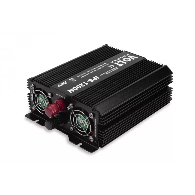 Spanningsomvormer Volt 800/1200W 24V naar 230V model 20039